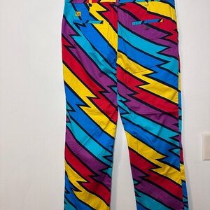 Loudmouth Vibrant Zigzag Chinos